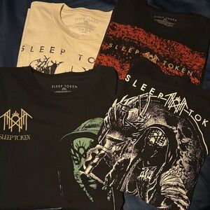 Men’s XXL Sleep Token Shirts — Bundle of 4